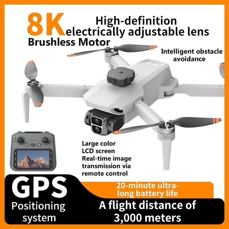 Dron Rc Quadcopter - 8K ESC Camera Obstacle Avoidance GPS