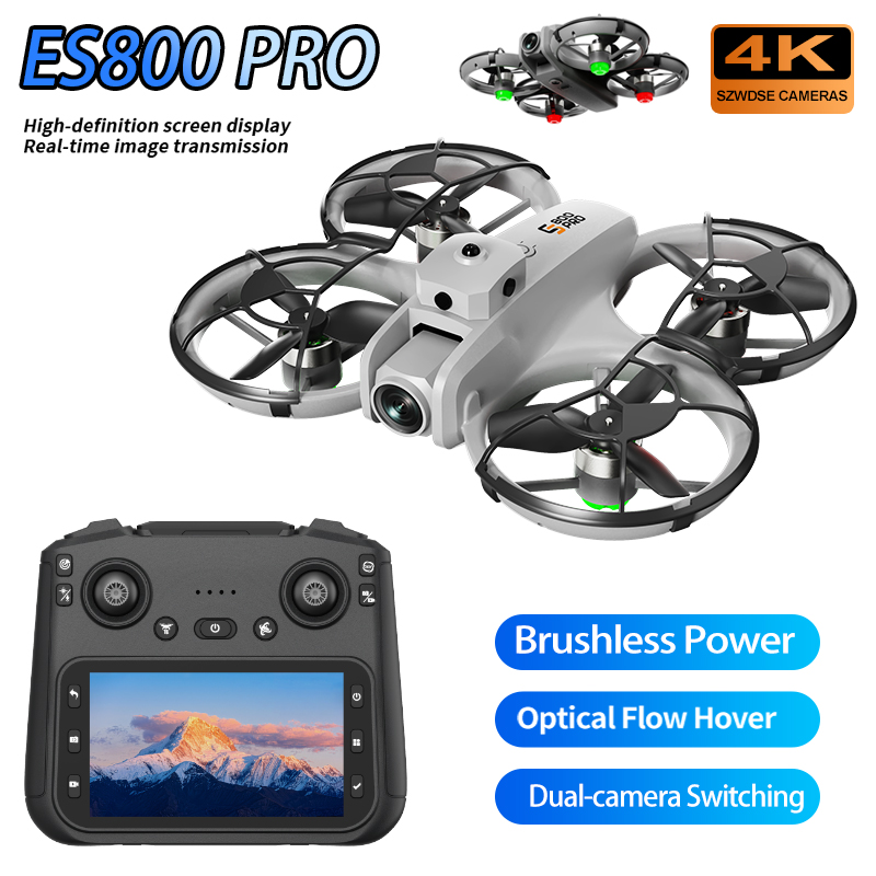 Drone Vs Rc Helicopter - New ES800 PRO Drone with Screen