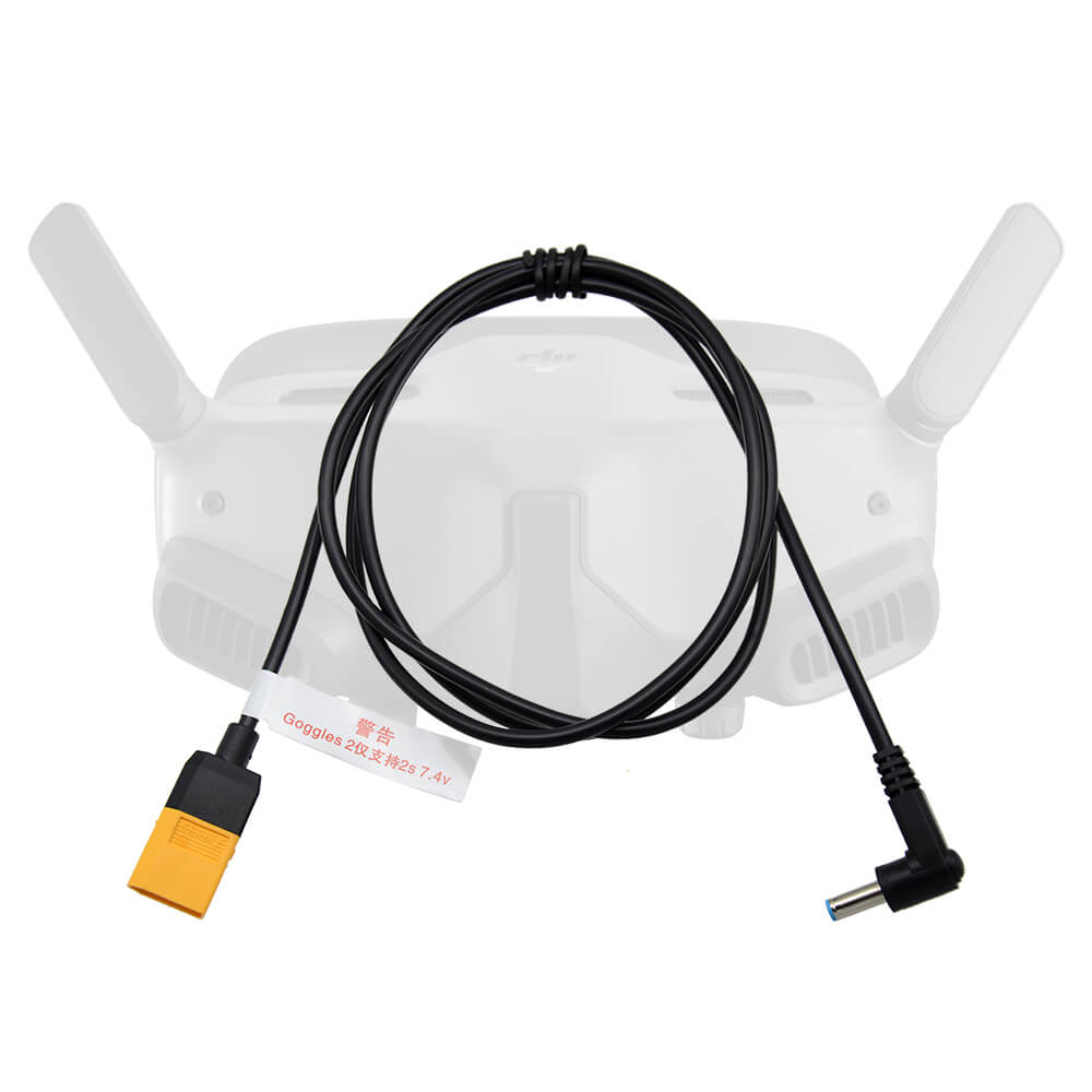 Drone Rc Link - 1.2M Power Cable XT60 Male Plug