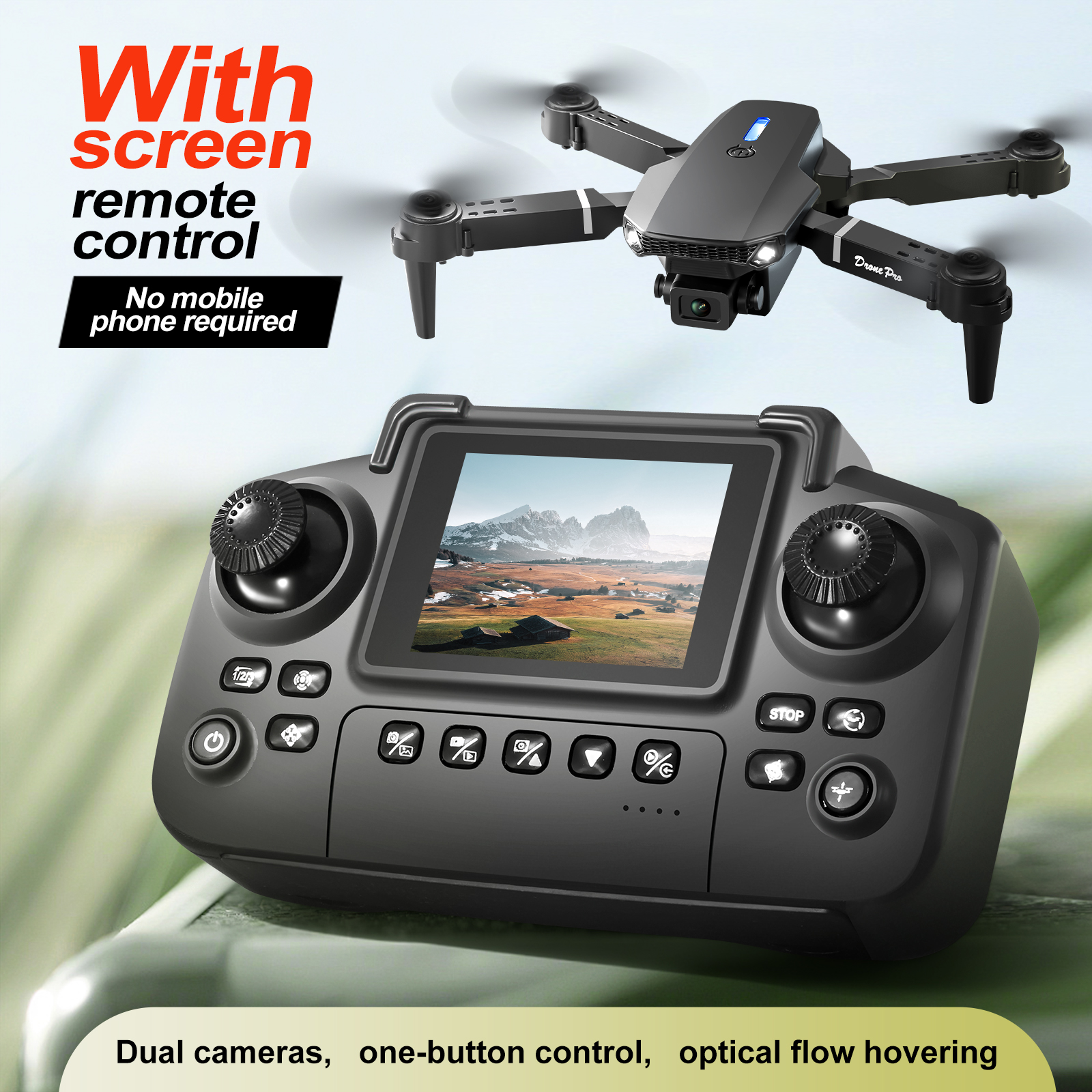 Dron Rc Quadcopter - 2025 New E88 E99 Upgraded Drone