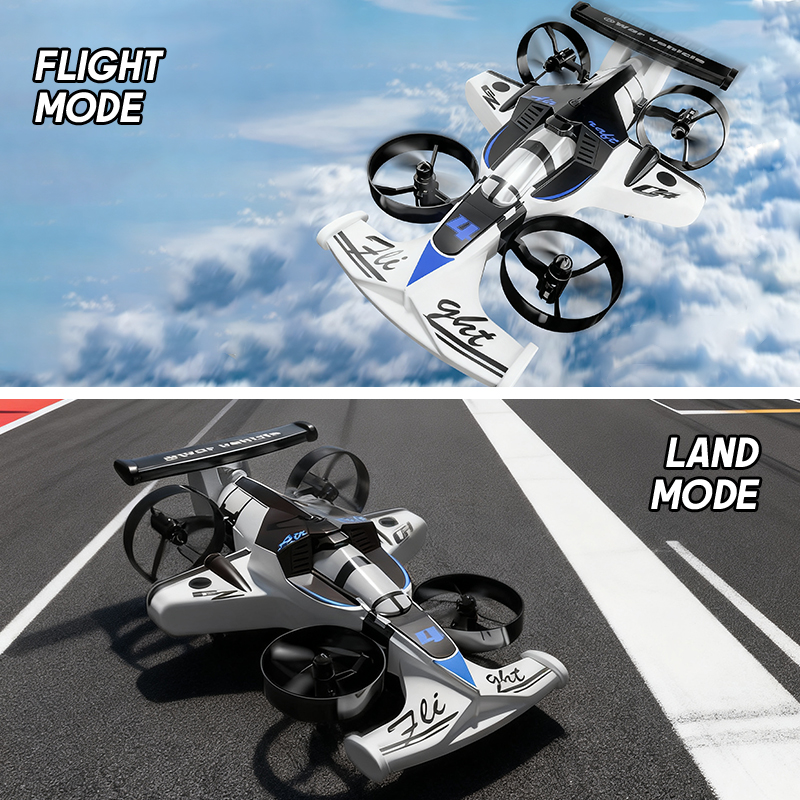 Dron Rc Quadcopter - 2in1 Mini Drone Air-Ground Flying Car