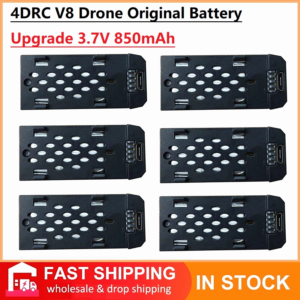 Drone Rc Parts - 4DRC V8 Drone Original Battery 3.7V