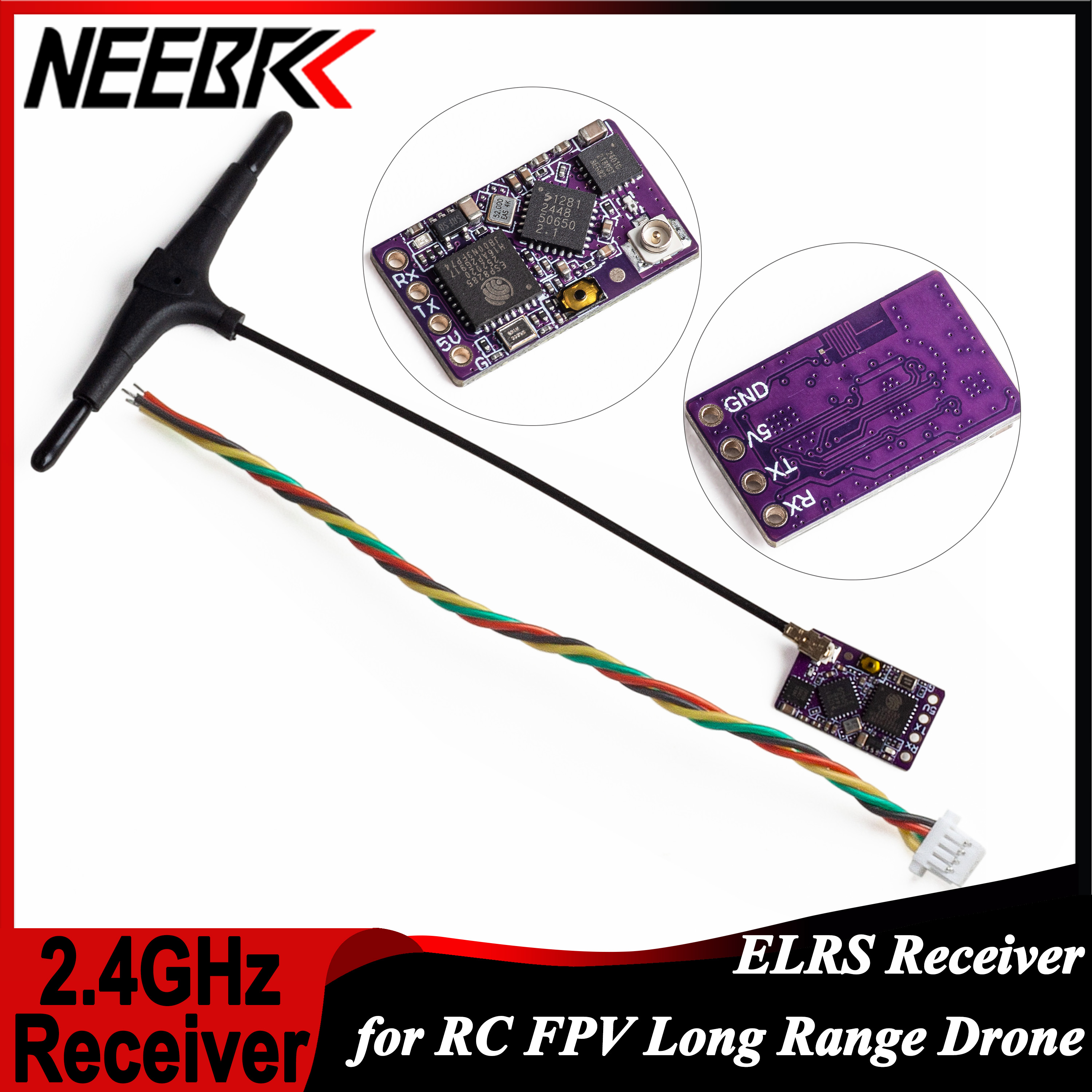 1/2/5/10PCS ELRS 2.4GHz RX Lon - Drone Rc Parts ulasan dan harga