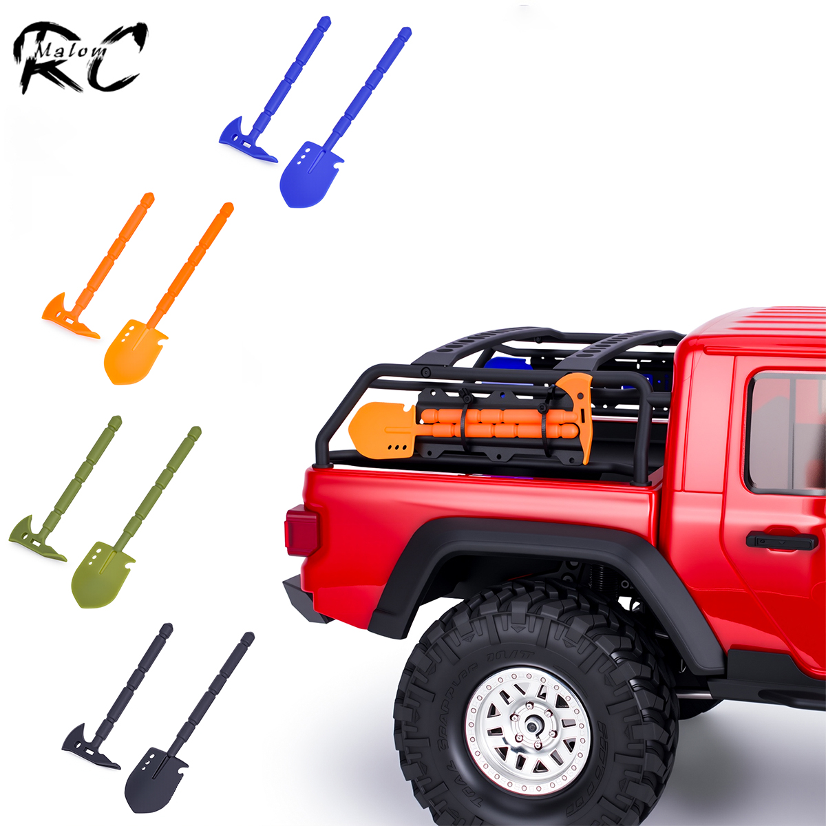 Nylon Shovel & Pickaxe Set - S - Rc Crawler Axle Parts ulasan dan harga
