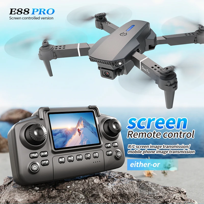 Professional E88 PRO Drone wit - Drone Rc E88 Pro ulasan dan harga