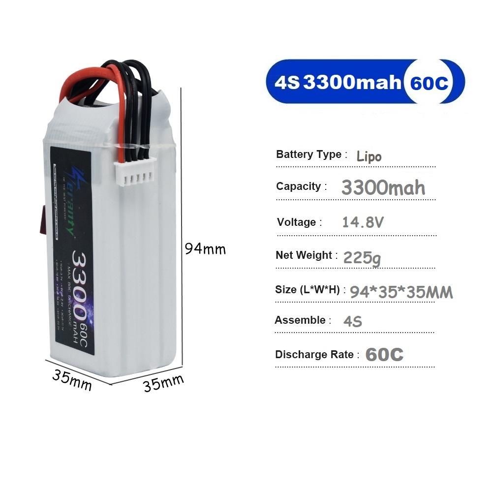 LiPo Rechargeable Battery 4S 3 - Drone Rc Link ulasan dan harga