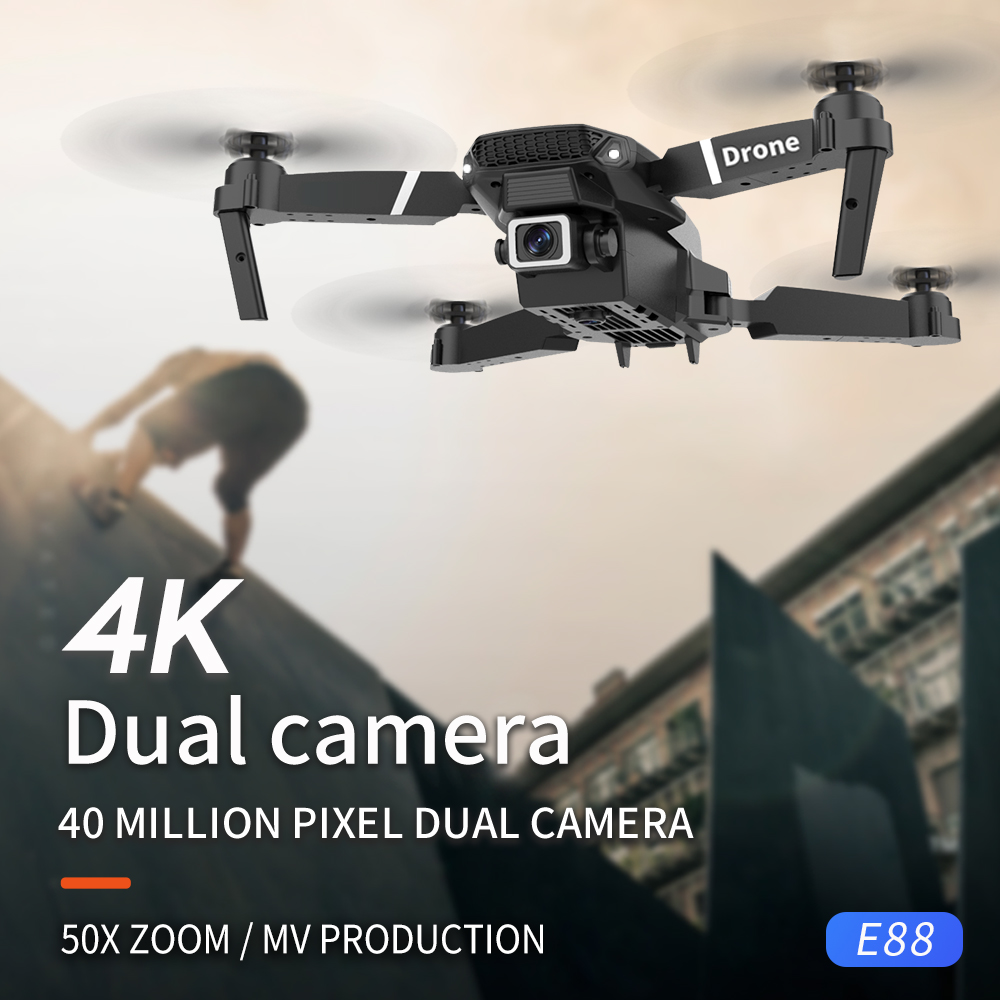 Profesional 2025 E88 Pro Drone - Drone Rc E88 Pro ulasan dan harga
