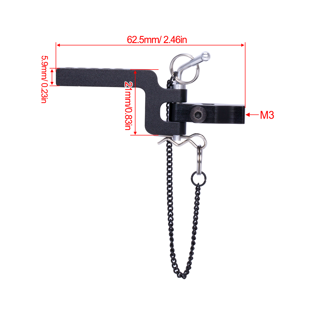 CNC Trailer Hook Rescue Access - Rc Crawler Axle Parts ulasan dan harga