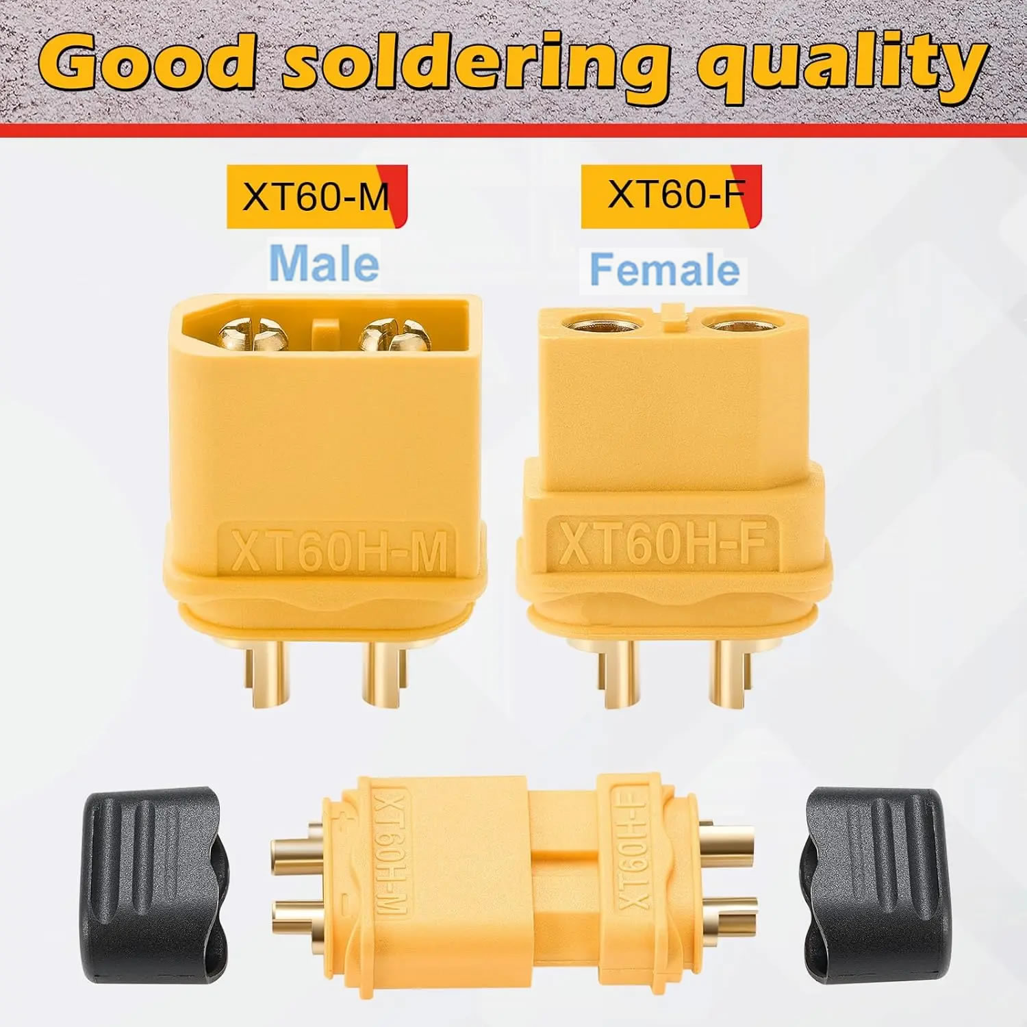 XT60 Connector Plug with Sheat - Drone Rc Link ulasan dan harga