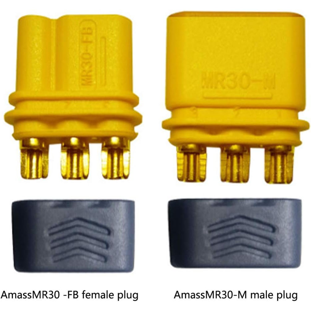 10PCS Amass MR30 Connector 3-P - Drone Rc Link ulasan dan harga