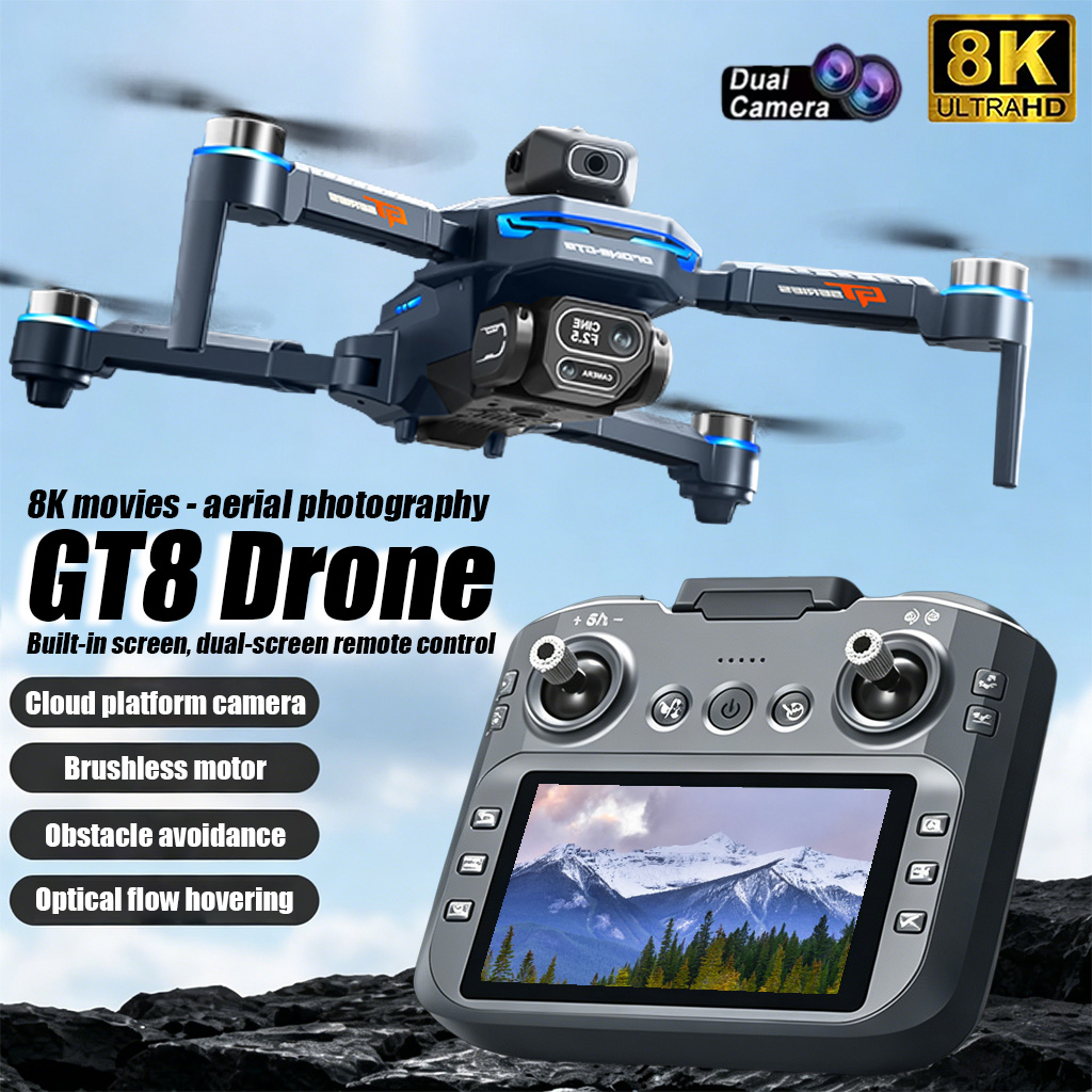 GT8 RC Drone 8K Professional E - Drone Rc Price ulasan dan harga