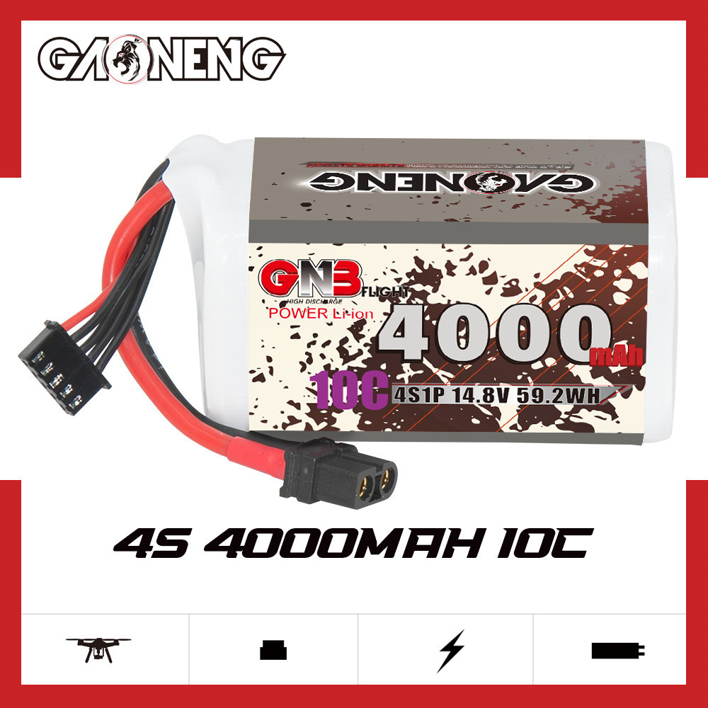 GNB 4000mAh 4S 14.8V 10C 20C W - Drone Rc Link ulasan dan harga
