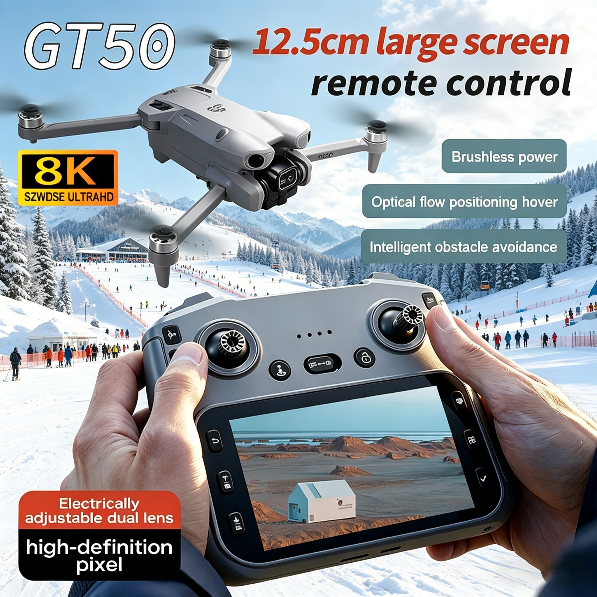 GT50 PRO MIni 5 pro RC Drone 8 - Dron Rc Quadcopter ulasan dan harga