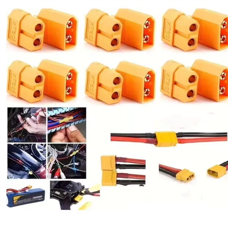 10PCS XT60 Battery Connector M - Drone Rc Link ulasan dan harga