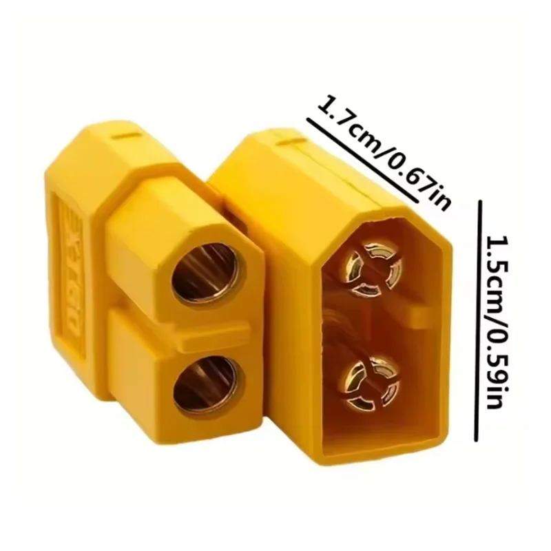 10PCS XT60 Battery Connector M - Drone Rc Link ulasan dan harga