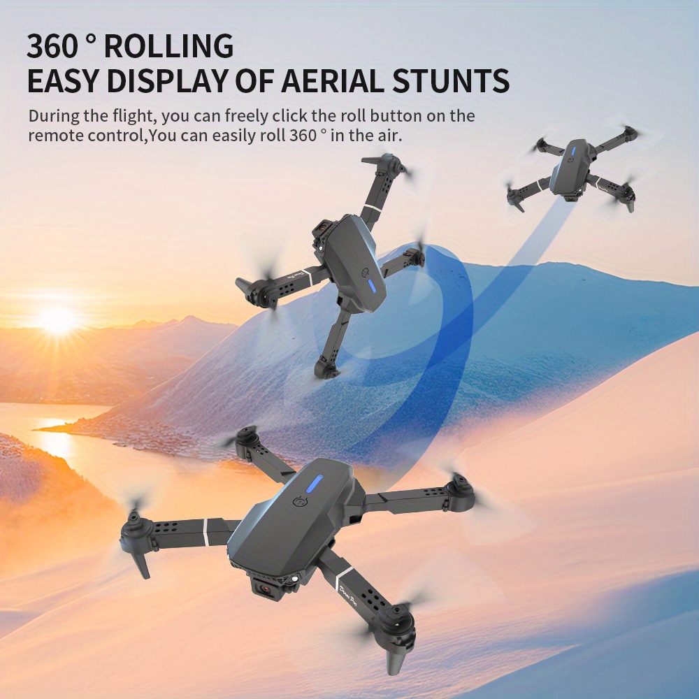 E88 Pro RC Drone WiFi FPV Heig - Drone Rc E88 Pro ulasan dan harga