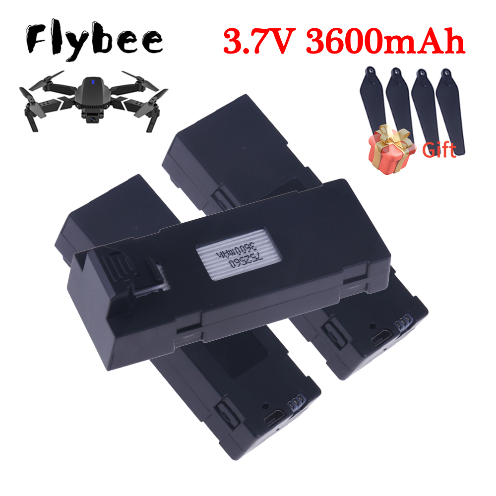 3.7V 3600mAh Upgrade E88 Batte - Drone E88 Rc Quadcopter ulasan dan harga