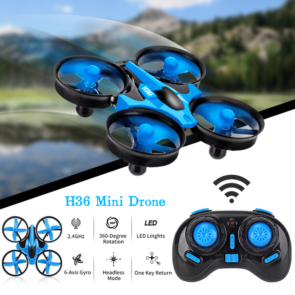JJRC H36 Mini Rc Drone 4ch 6-A - Drone Vs Rc Helicopter ulasan dan harga