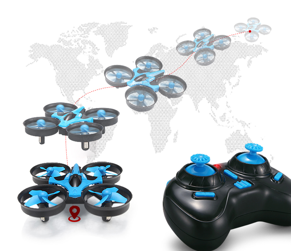 JJRC H36 Mini Rc Drone 4ch 6-A - Drone Vs Rc Helicopter ulasan dan harga