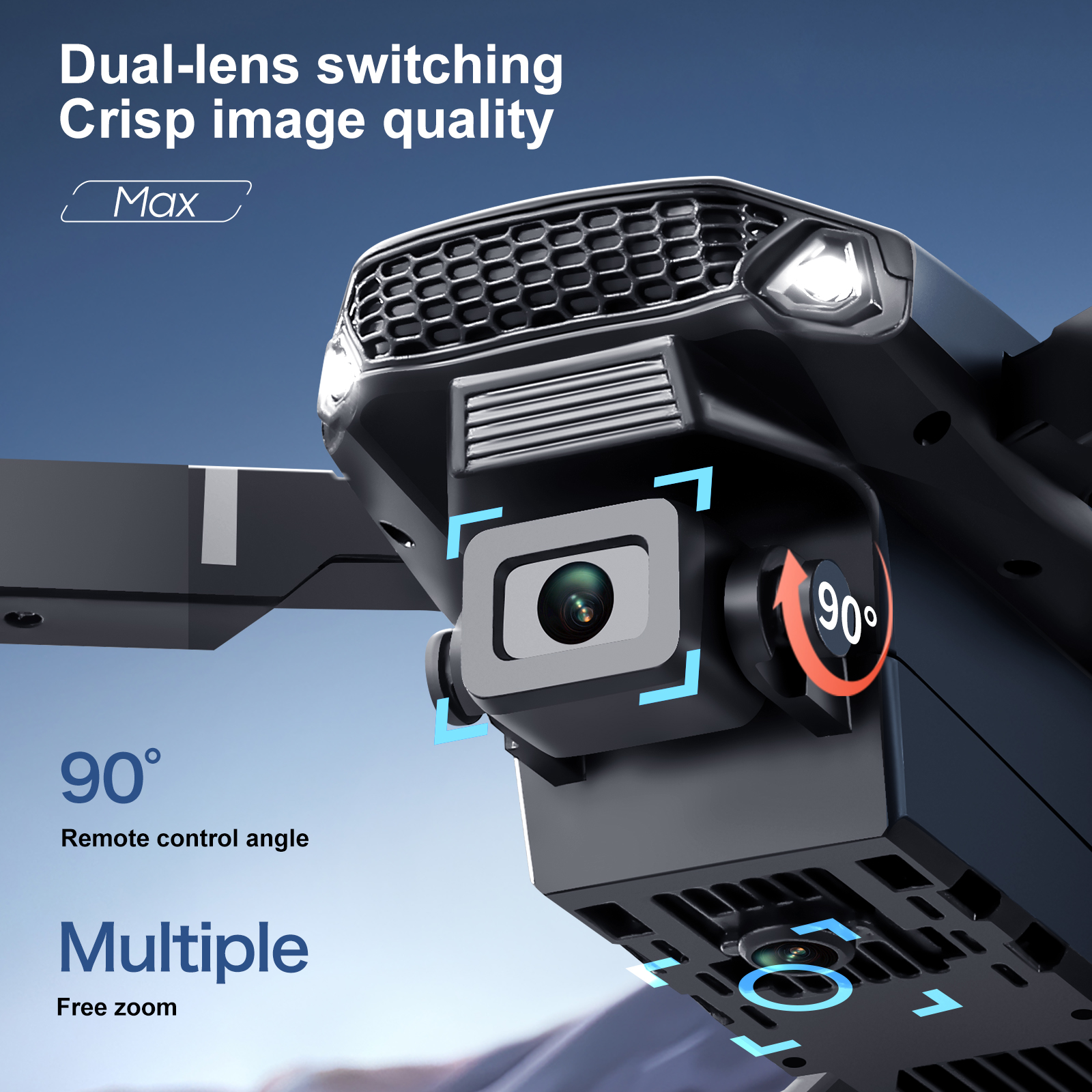 2025 New E88 E99 Upgraded Dron - Dron Rc Quadcopter ulasan dan harga
