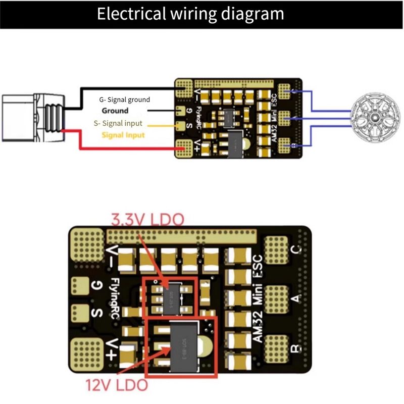 Best-AM32 ESC 40A 32-Bit Elect - Drone And Car ulasan dan harga