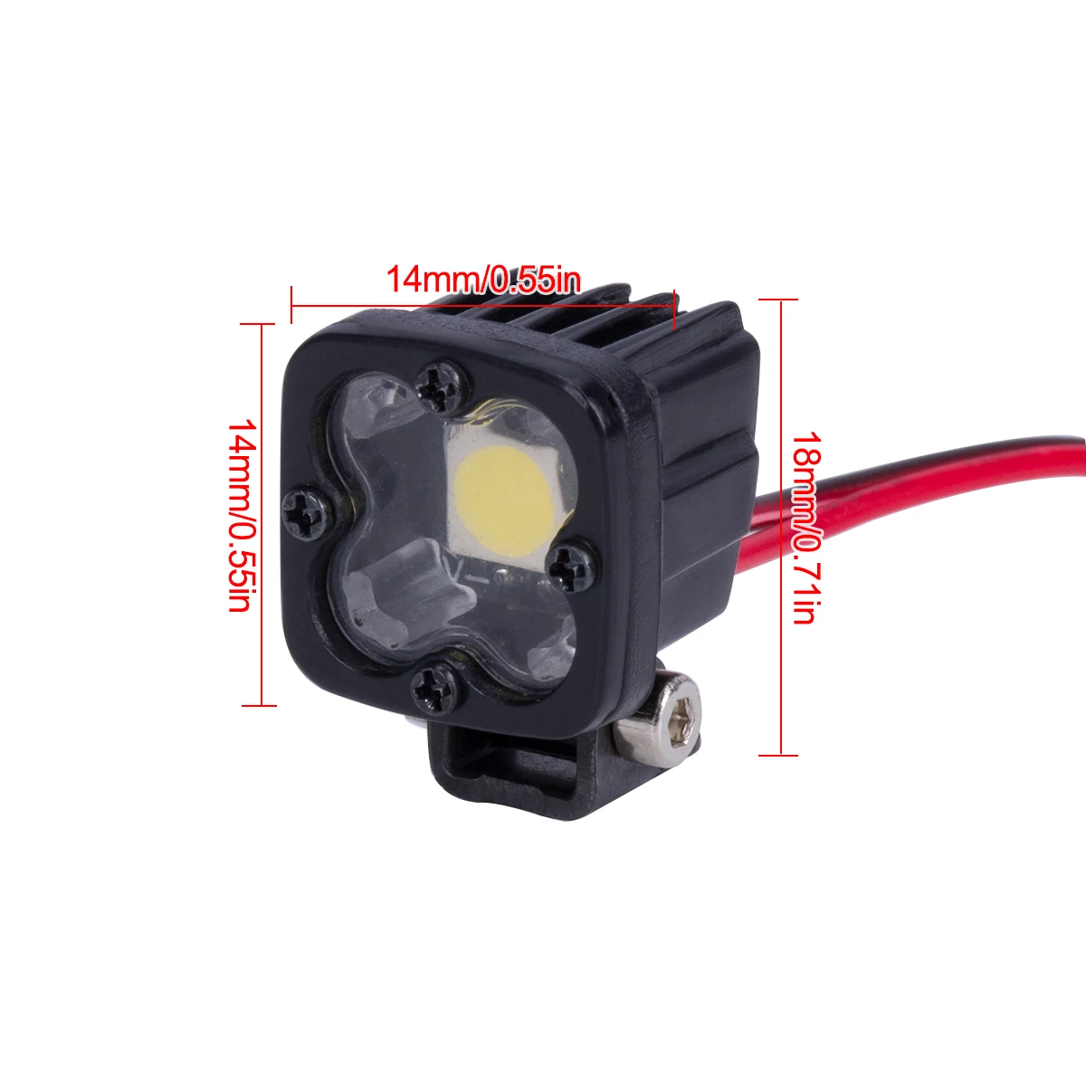 RC Car Square Bright LED Top L - Rc Crawler Axle Parts ulasan dan harga