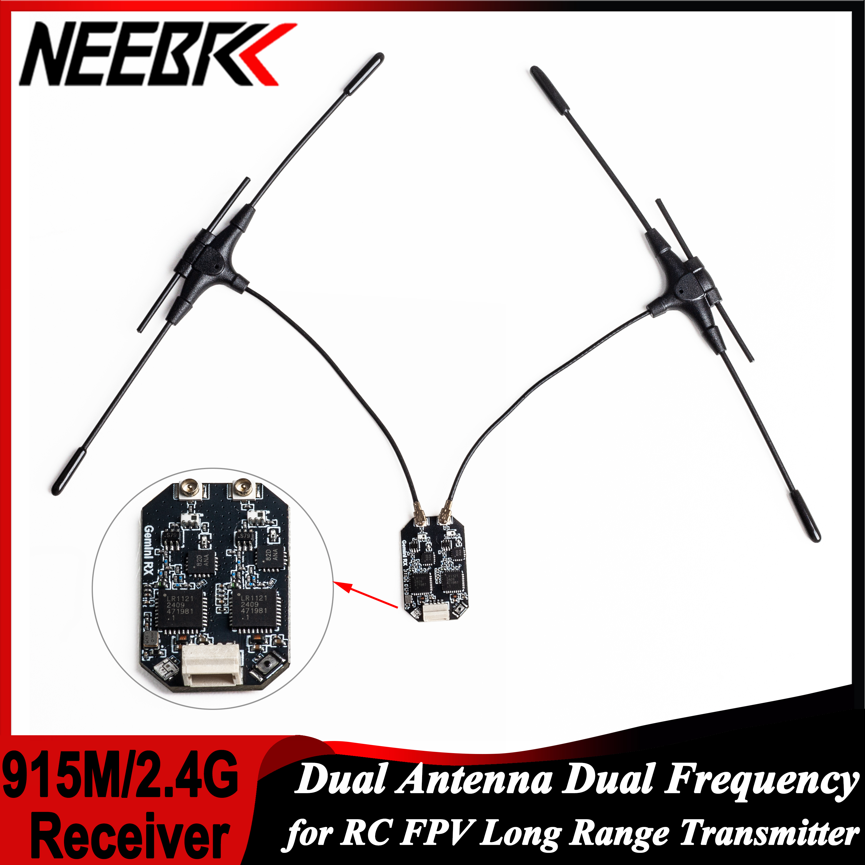 ELRS 915MHz/2.4GHz Gemini Dual - Drone Rc Parts ulasan dan harga