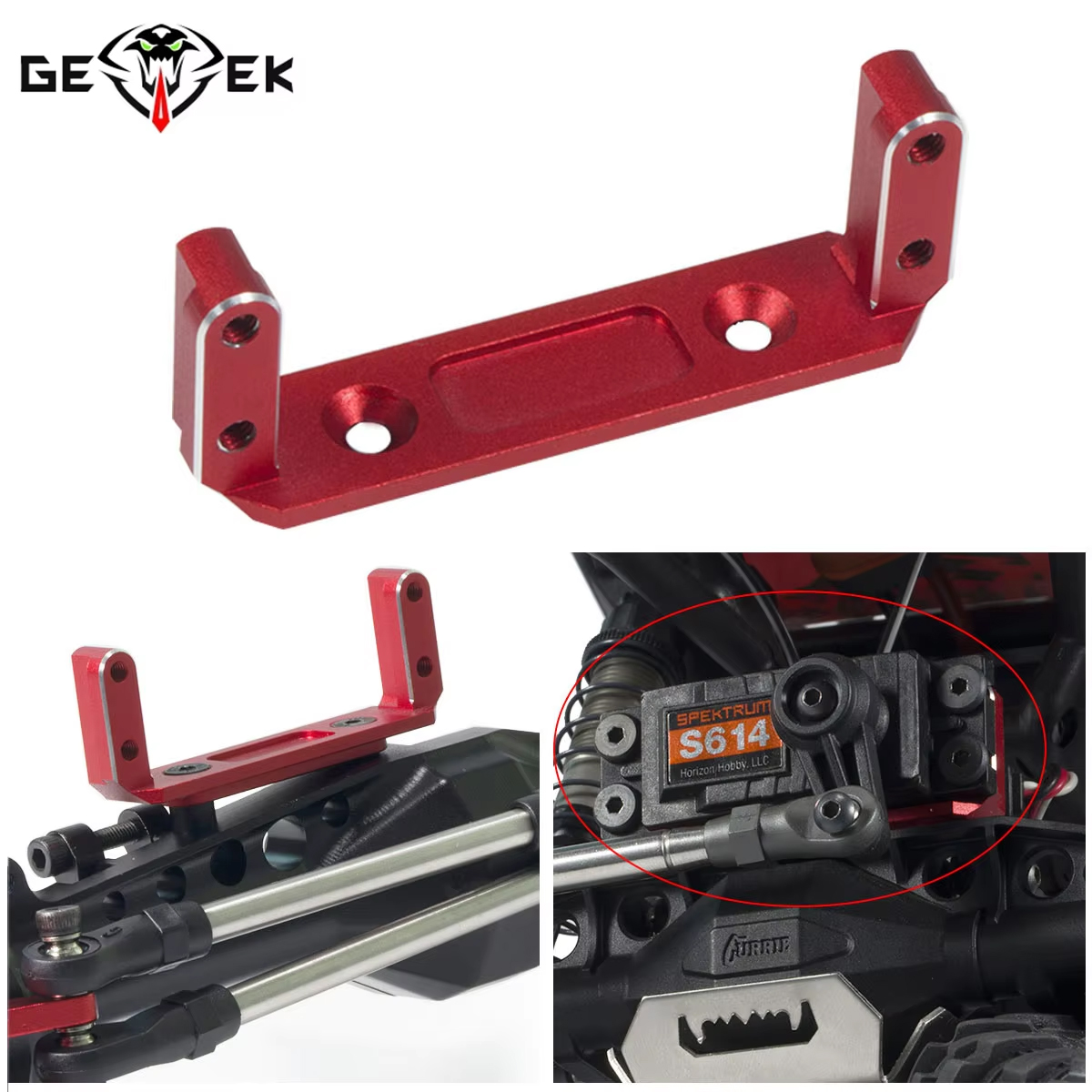 Aluminum CNC Capra Servo Mount - Rc Crawler Axle Parts ulasan dan harga