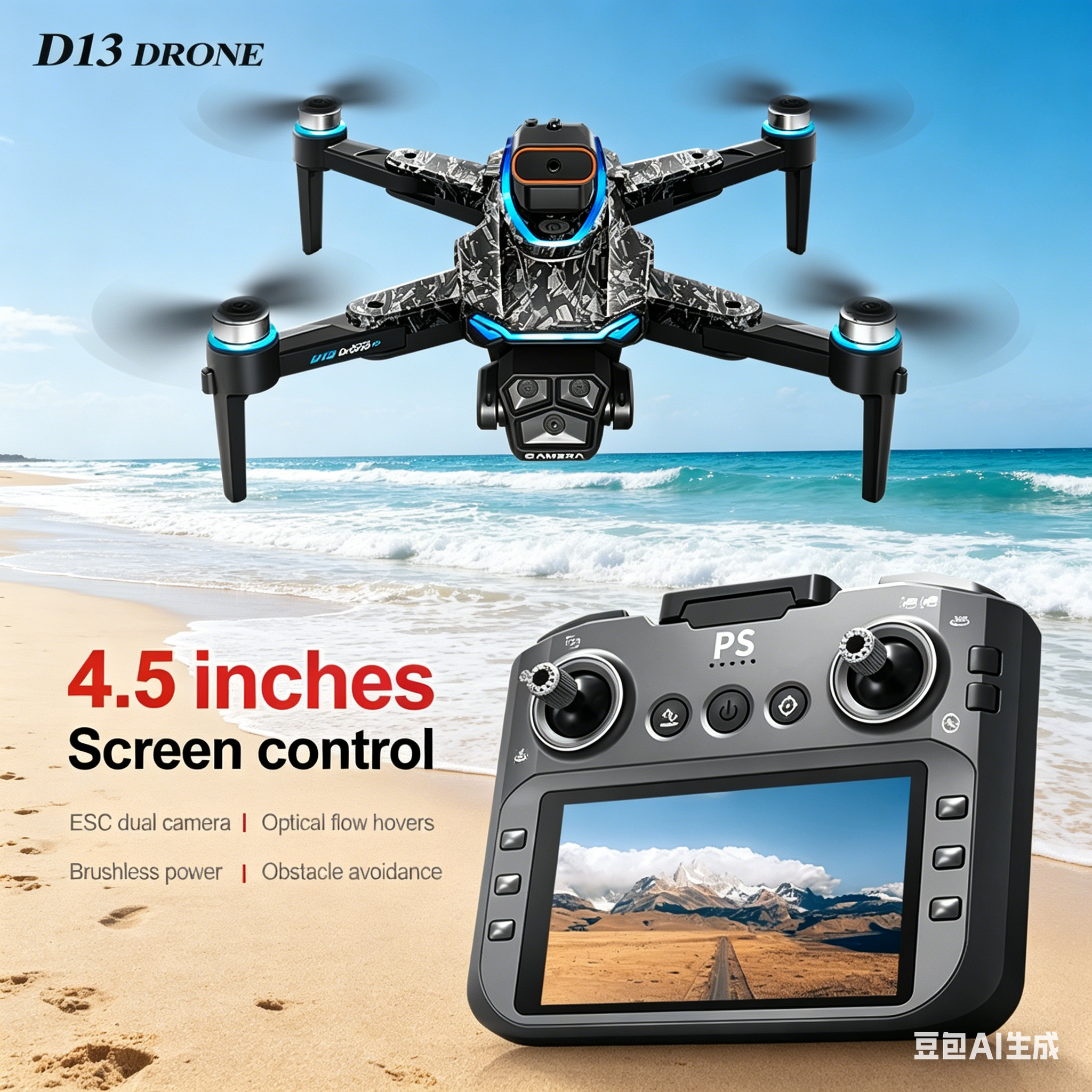 2026 New D13 MAX Drone 4K HD S - Dron Rc Quadcopter ulasan dan harga
