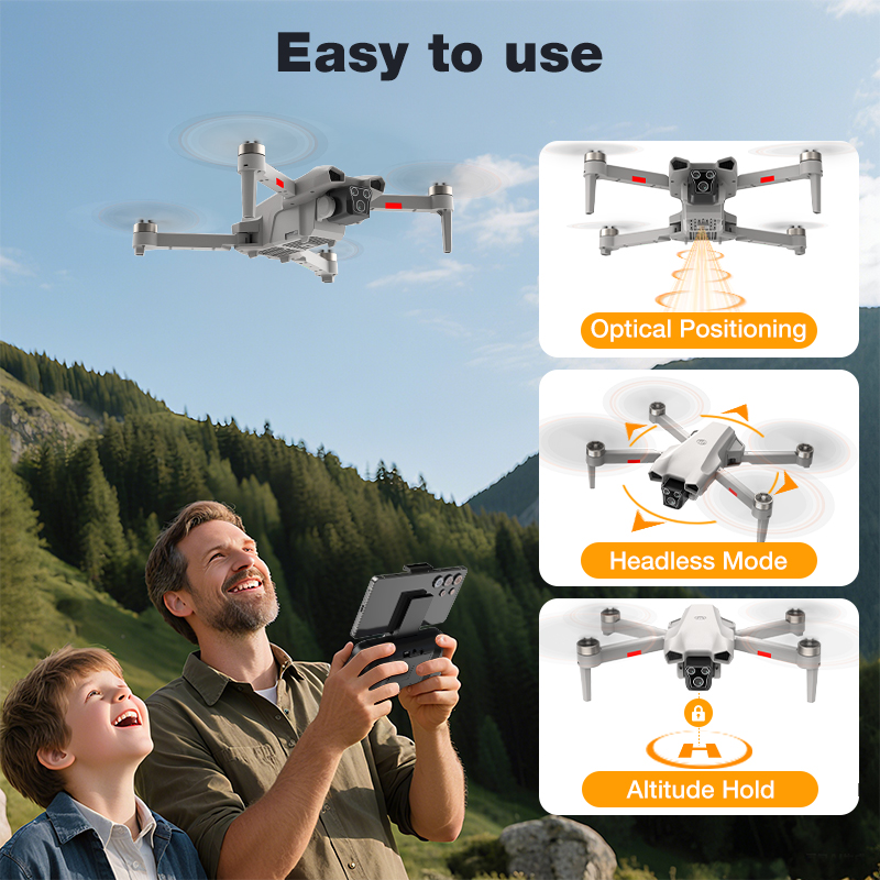2026 Hot L017 Pro Drone Brushl - Dron Rc Quadcopter ulasan dan harga
