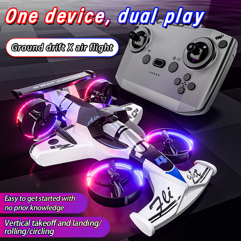 2in1 Mini Drone Air-Ground Fly - Dron Rc Quadcopter ulasan dan harga