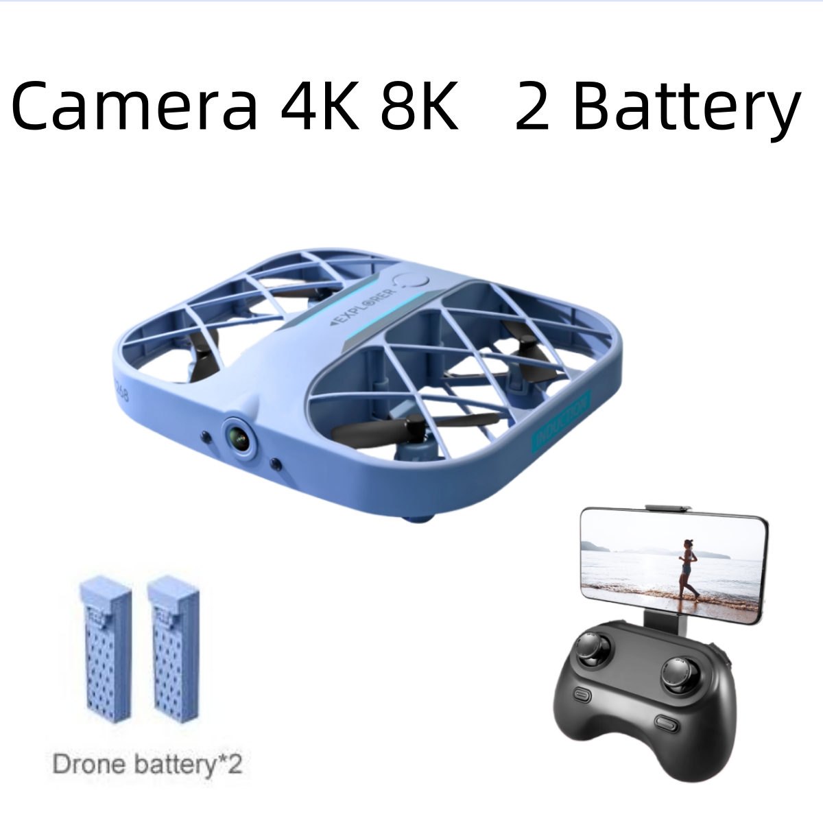 JJRC H107 FPV RC Drone with 2  - Dron Rc Quadcopter ulasan dan harga