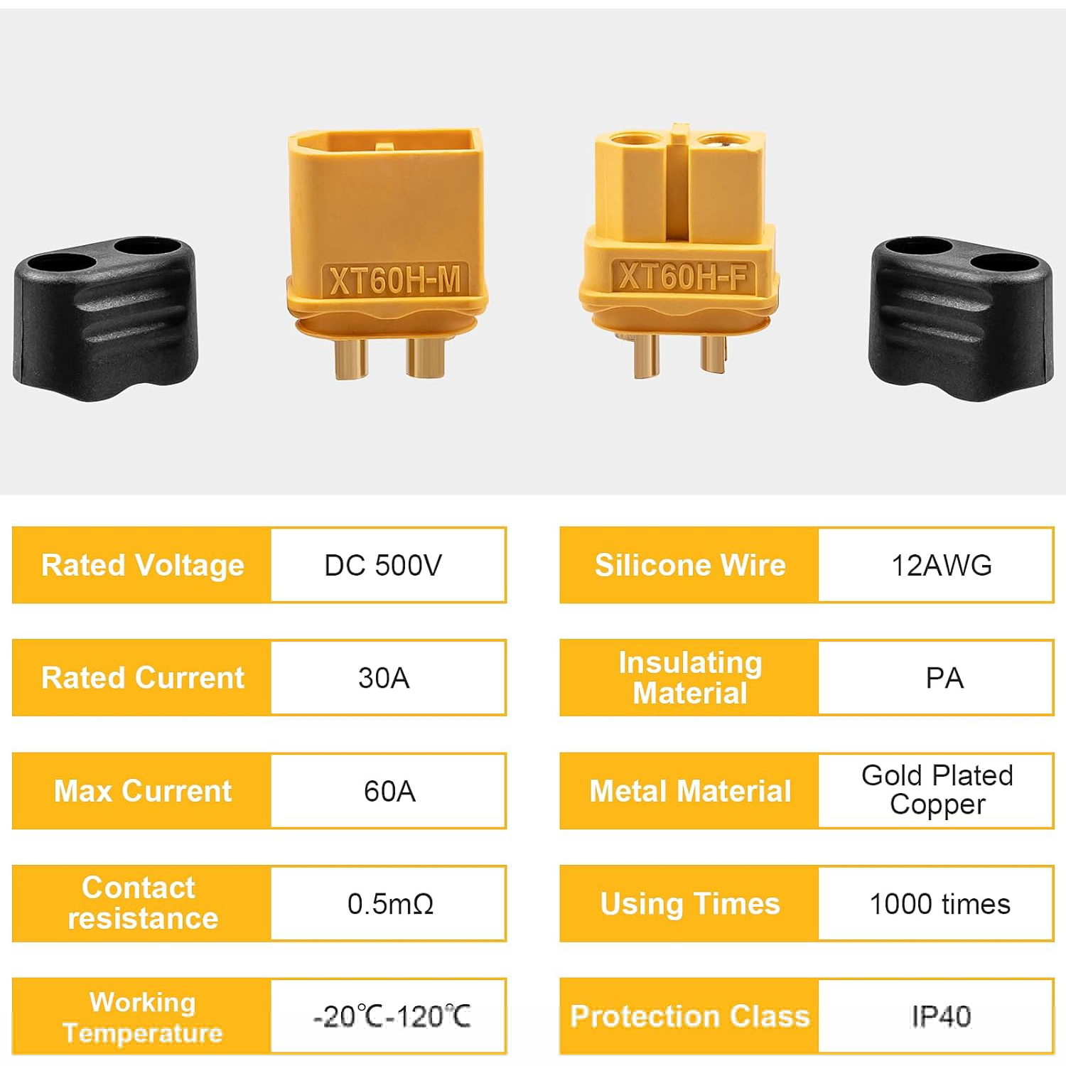5Pairs XT60H connector plug wi - Drone Rc Link ulasan dan harga