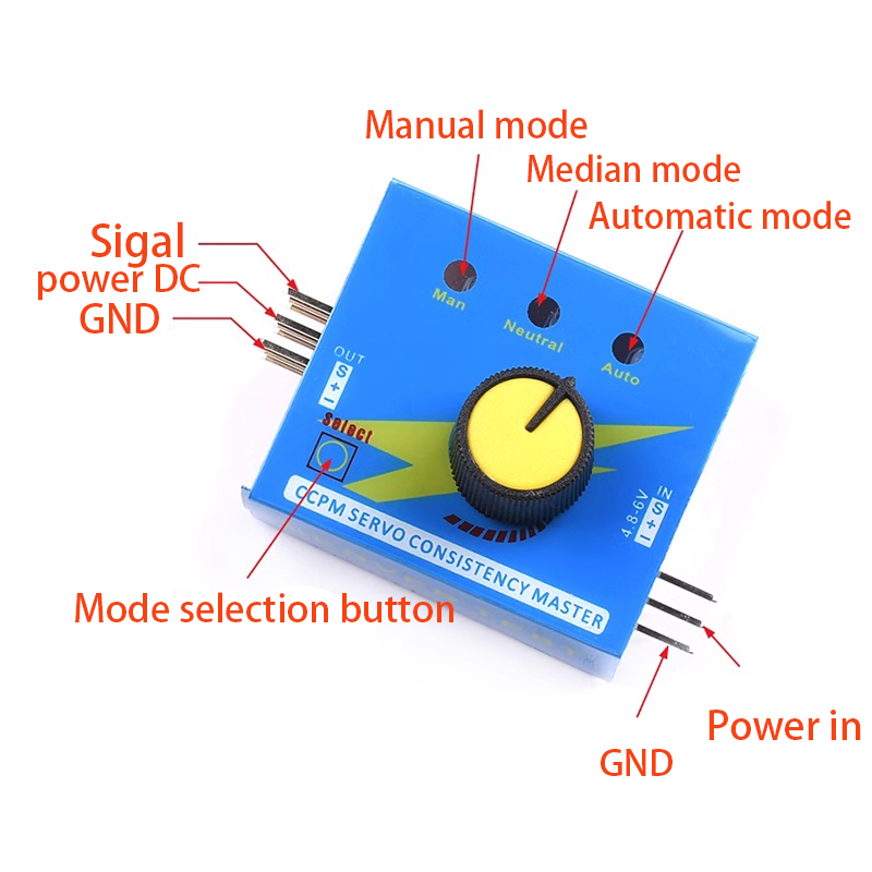 3CH Simple Multi Servo ECS Tes - Drone Rc Parts ulasan dan harga