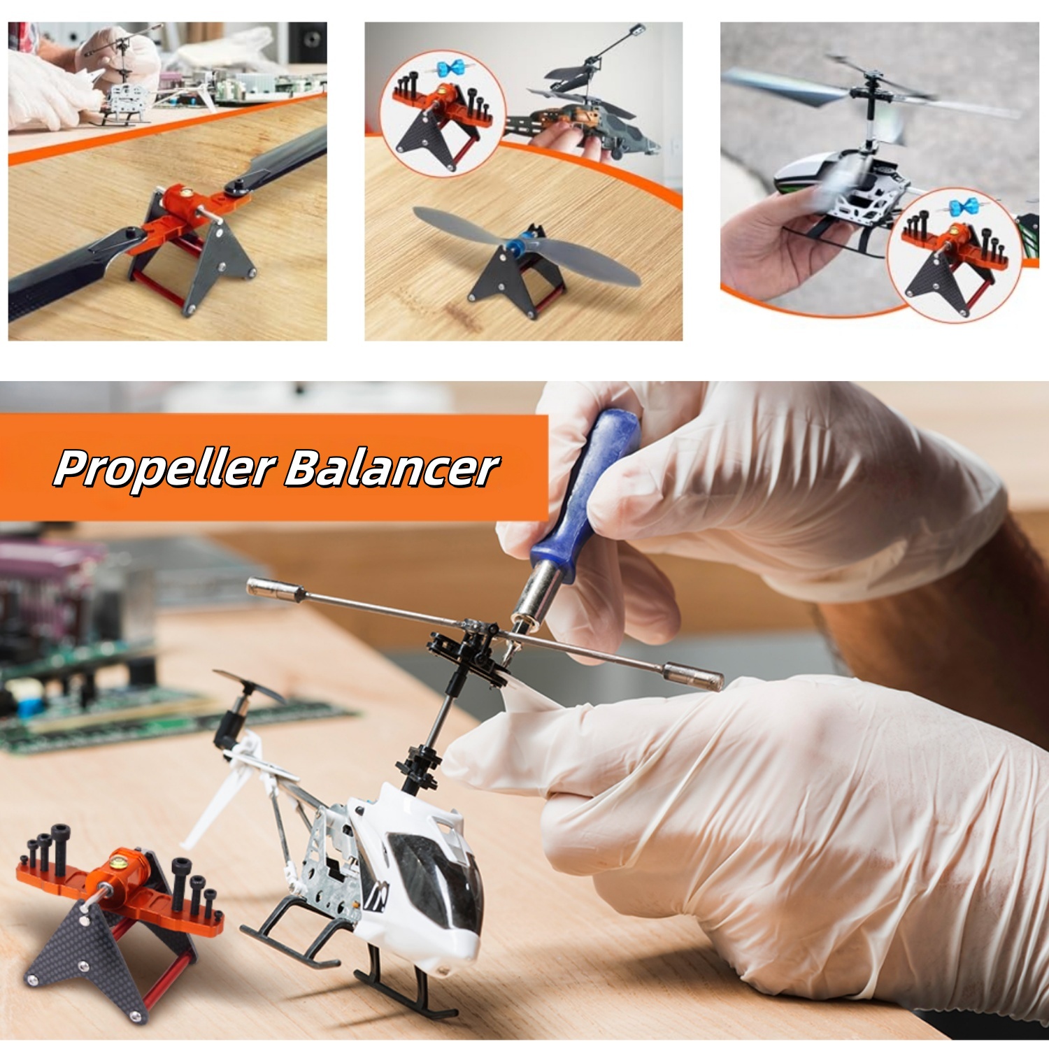 RC Helicopter Blade Propeller  - Propeller Balancer Tool ulasan dan harga
